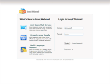 Tablet Screenshot of inoutwebmail.com